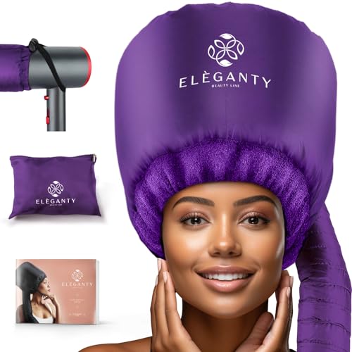 Bonnet Hair dryer Integrated Elastic Headband That Reduces Heat