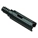 Rubbermaid Commercial Q701BK Quick Connect Wand Adapter to Standard Threaded Tools, Black, Plastic, 1 1/8 Inch Diameter