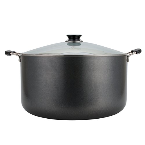 Aramco Alpine Gourmet Aluminum Non-Stick Coating Dutch Oven, 30 quart, Silver/Gray