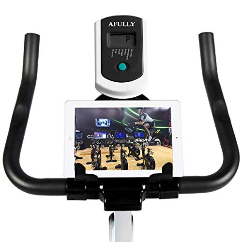 Afully-Indoor-Exercise-Bike-Indoor-Cycling-Stationary-Bike-Belt-Drive-with-Adjustable-Resistance-LCD-Monitor-PadPhone-Holder-Comfortable-Cushion-Stable-and-Quiet-for-Home-Cardio-Workout-A180