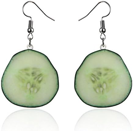 Fashion Earrings for Women Girls, Clearance 2018 Cute Fruit Drop Dangle Hook Earrings Jewelry Gift Accessory (Cucumber)