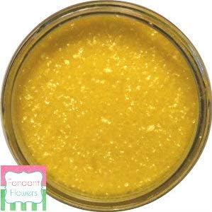 Edible Glitter, for decorating cookies, cupcakes, cakes, pretzels & more 7 gram or 40 gram container (Yellow, 7 grams)