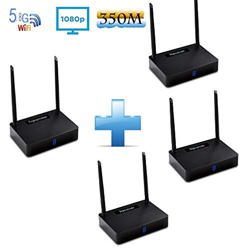 image for Wireless HDMI Sender Measy HD585-2 Extender/Adapter/Dongle Audio Trans
