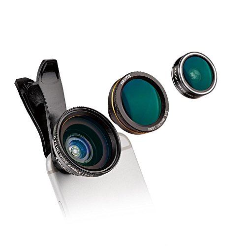 3 in 1 Camera Lens Kit,Vorida iphone Lens 0.6X Super Wide Angle Lens,28
