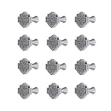 Harley-Davidson Ace Products HDL-10110 Antique Pewter Finish Custom Zinc Cast Cabinet Knobs - Quantity 12