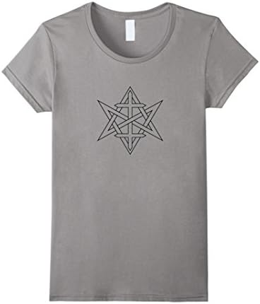 Women's Unicursal Hexagram Thelema T-Shirt XL Slate