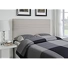 Pulaski Thompson Upholstered Headboard, Queen, Sterling Oyster