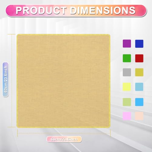 36 Pieces Juggling Handkerchiefs 60 x 60 cm Colourful Chiffon for Children, Coloured Handkerchiefs Scarves Garden Show, for Nursery and Circus Shows