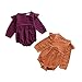 voqoomkl Baby Toddler Girl Newborn Outfit Winter (0-3 Months, Two Pack)