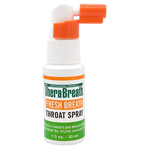 TheraBreath Fresh Breath Professional Formula Throat Spray with Green