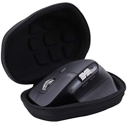 Aenllosi for Logitech MX Master 4/3/3S/2S Wireless Mouse Hard Protective Storage Carrying Case, Black (Case Only)