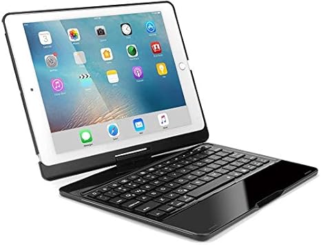 Amazon Com Ipad Air 2 Keyboard Case For Kids Ipad 9 7 Keyboard Case Bluetooth Wireless Keyboard Cover 360 Rotating Back Cover With 7 Backlit Color For Ipad 2018 6th Gen 2017 5th Gen Ipad Pro 9 7 Air