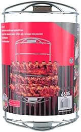 Weber Rib Rack 6605 Stainless Steel BBQ Grill Accessory Holds 5 Ribs Dishwasher view 5