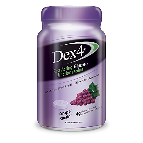 Dex4 Fast-Acting Grape Glucose Tablets - 50's