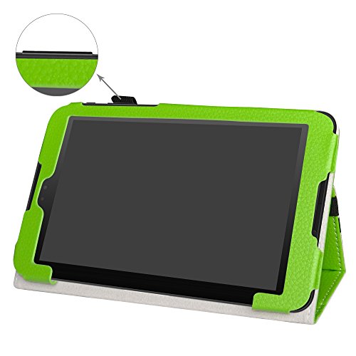 Linx 820 Case,Mama Mouth PU Leather Folio 2-folding Stand Cover with