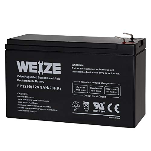 Weize 12V 9AH Rechargeable SLA Battery For APC UPS Computer Backup Power (BX1300LCD), APC Back-UPS NS 1250, 2 PACK - Thumbnail 5
