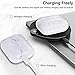 CAGOS for Airpods Case, Cute Marble Protective Hard Cover with Keychain Compatible with Apple Airpods 2nd/1st Generation Case for Women Men, White