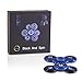 Envolve Two Spinners Connected! Dual Stackable Fidget Spinner Set (blue/black) by, the Only STACK AND SPIN Fidget Spinner - Long spins 3-4 minutes (Great Gift Packaging)