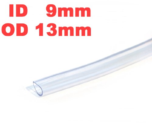 Inner diameter 9mm Outer 13mm 10 Ft 3 Meter PVC Clear Tubing Flexible Air Water Delivery Hose