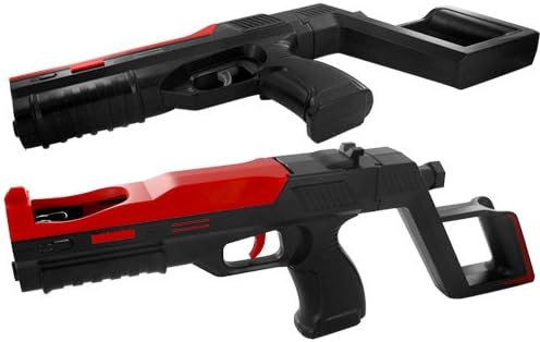 Amazon Skque Ps3 Move Sony Play Station 3 Move ソニー プレイステーション ３ ザッパー サバイバルマシンガン 銃 ガン ピストル Gun ブラック レッド Wii