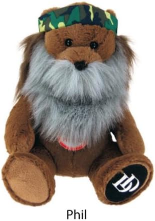 Duck Dynasty Phil 8" Bear Plush with Beard and Sound