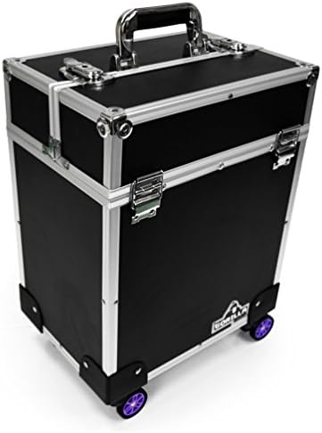 Gorilla GC-340 Cosmetics Makeup Beauty Nail Salon Hairdresser Trolley Case (Black)