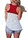 LOSRLY Womens Summer Casual Tops Red-1 XL