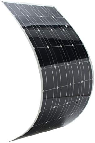 Elfeland 120W 12V A-Class Semi Flexible Solar Panel Battery Charger for RV Boat