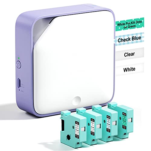 Vixic Label Makers D1600 Label Maker Machine, Mini