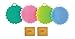 Silicone Dishwashing Scrubber Sponge and Bamboo Pot and Pan Scraper Set - Scrub Dishes, Pots, Pans, Wash Fruit and Vegetables. Cleans Kitchens, Bathrooms and Removes Pet Hair - Antibacterial - Antimicrobial - 6-pack - by Simply Scrubbing