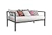 DHP Tribeca Modern Metal Daybed Frame, Sofa Bed, Twin Size, Gray