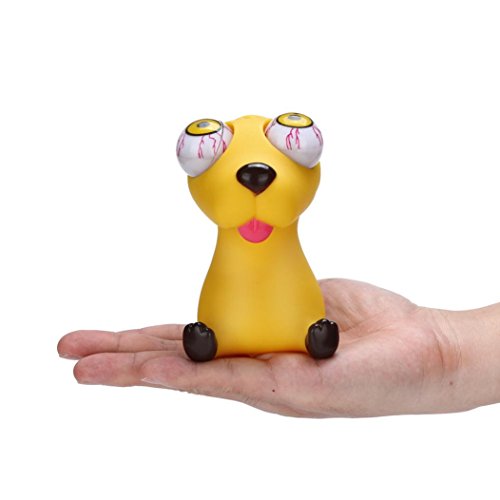 Gocheaper Squishy Toys,Novelties Pop Out Eyes Stress Reliever Squeeze Vent Toys Gift Animal Dinosaur&Dog (Dog) - Thumbnail 5