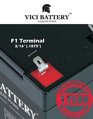 VICI Battery 12V 5AH SLA Battery Replacement for Razor PowerRider 360 Electric Tricycle Brand Product