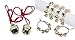 12 Jingle Bell Bracelets and 12 Jingle Bell Necklaces Bulk Christmas Jingle Bell Lot