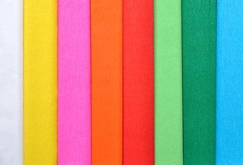 Colored Tissue Paper 100 Vivid Multi Color Sheets for Gift Bags 20" x 26" Assorted Bulk Solid Art Tissue for Gifts, Crafts, Art and Retail. (Assorted Colors, 1 Pack) by Incredible Packaging