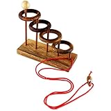 NOVICA Brown Multicolor Handcrafted Raintree Wood Game, Release My Mouse'