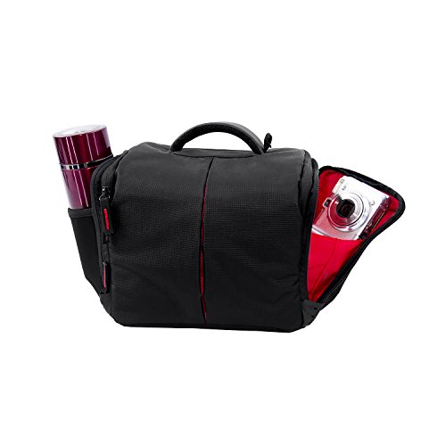 FOSOTO Camera Case Bag for Nikon D3300 D3400 D5300 D5500 D5600 D7200 D7100 D500 D90 D60 D750 D810 D610,Canon EOS Rebel T5i T5 T6 T7i XT SL1 T3i T4 70D 80D 5D Mark 6D 7D,Sony a99II Digital SLR Camera