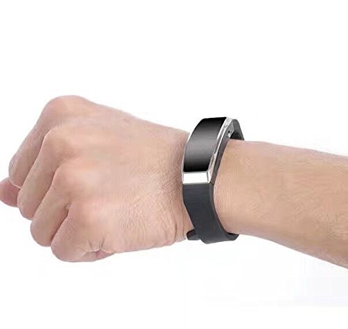 Wiiguda@8GB Digital Voice Recorder & MP3 Player Wristband Bracelet USB Spy Audio Recorder Pen for Meeting, Lecture, Conversation, Interview