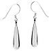 Everyday Rain Drop .925 Sterling Silver Dangle Earrings