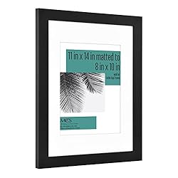 MCS Studio Gallery Frame, Black Woodgrain, 11 x 14