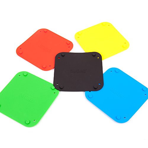 GAMELAND Silicone Board Game Storage Bowls Bits Bowls Dice Tray, 5Pack