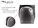 Flybar Knee and Elbow Pads, Wrist Guards Protective Safety Gear Set - Multi Sport Protection For Skateboarding, BMX, Pogoing, Inline Skating, Scooter - Kids, Teen & Adult Sizes (Black, Medium)
