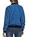 Zeagoo Women's Casual Zip-Up Solid Biker Jacket Short Slim Fit Bomber Jacket