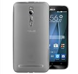 Asus Zenfone 2 Case - Demomm Ultra Thin Soft Case Slim Cover for Asus Zenfone 2 Ze550ml / Ze551ml (Soft-black-b)