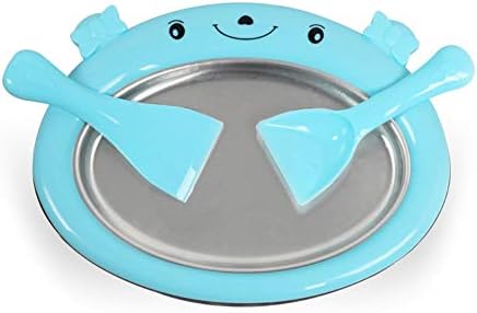Ktimor Instant Ice Cream Maker Yogurt Sorbet Gelato Mixing Paddle Ice Roll DIY Maker Pan for Kids