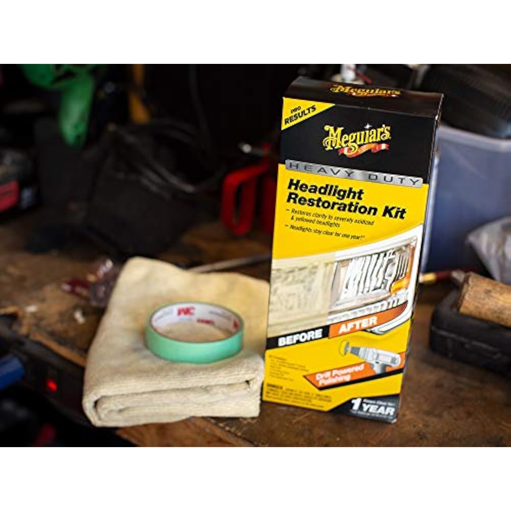Meguiar&39s G2980 Heavy Duty Headlight Restoration Kit Automotive eBay