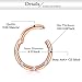 Zolure 16G Nose Hoop Rings 316L Surgical Stainless Steel Hinged Gemmed Seamless Septum Clicker Ring Eyebrow Tragus Lip Ear Ring BCR Gold