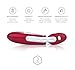 UTILYZE Most Powerful Rechargeable Electronic Foot File Wet & Dry Pedicure Electric Callus Remover With Turbo-Boost Motor, 3 Rollers Included (Red)