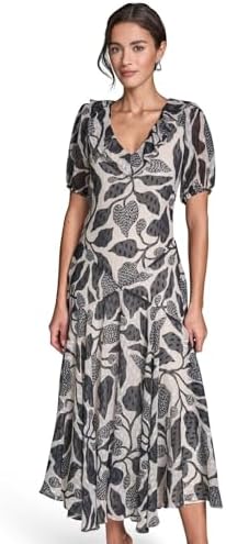 baum und pferdgarten akeyla silk midi dress BAUM UND PFERDGARTEN Women's Akeyla Dress, Brown Baum Leopard, 0 at Amazon  Women's Clothing store