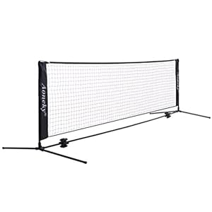 Aoneky Mini Portable Tennis Net for Driveway – Kids Soccer Tennis Net